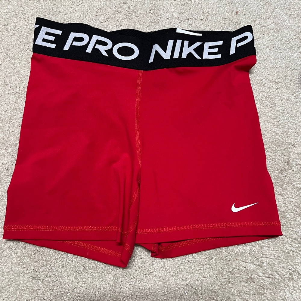 Women's Nike Pros - Red